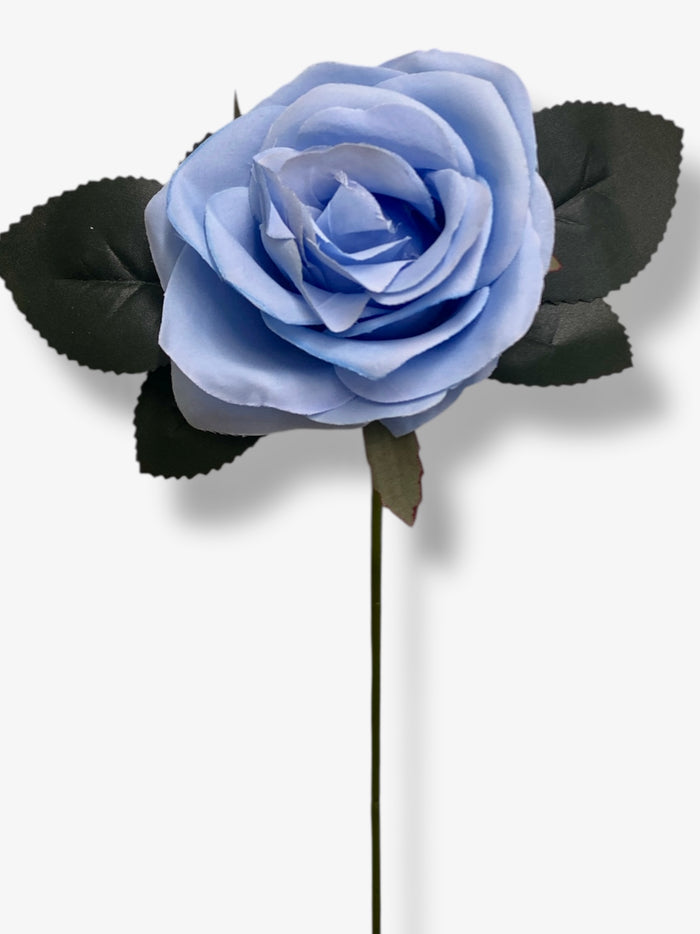 17.5'' Deluxe Rose Bush ( B1024N-#24 New Baby Blue ) AN10004