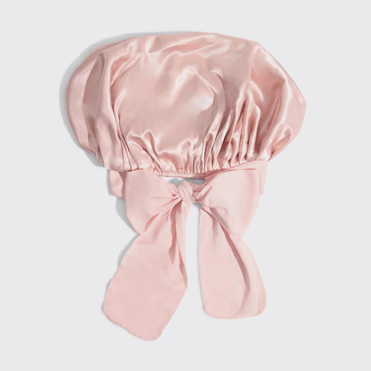 KITSCH - Adjustable Oversized Satin Bonnet - Blush