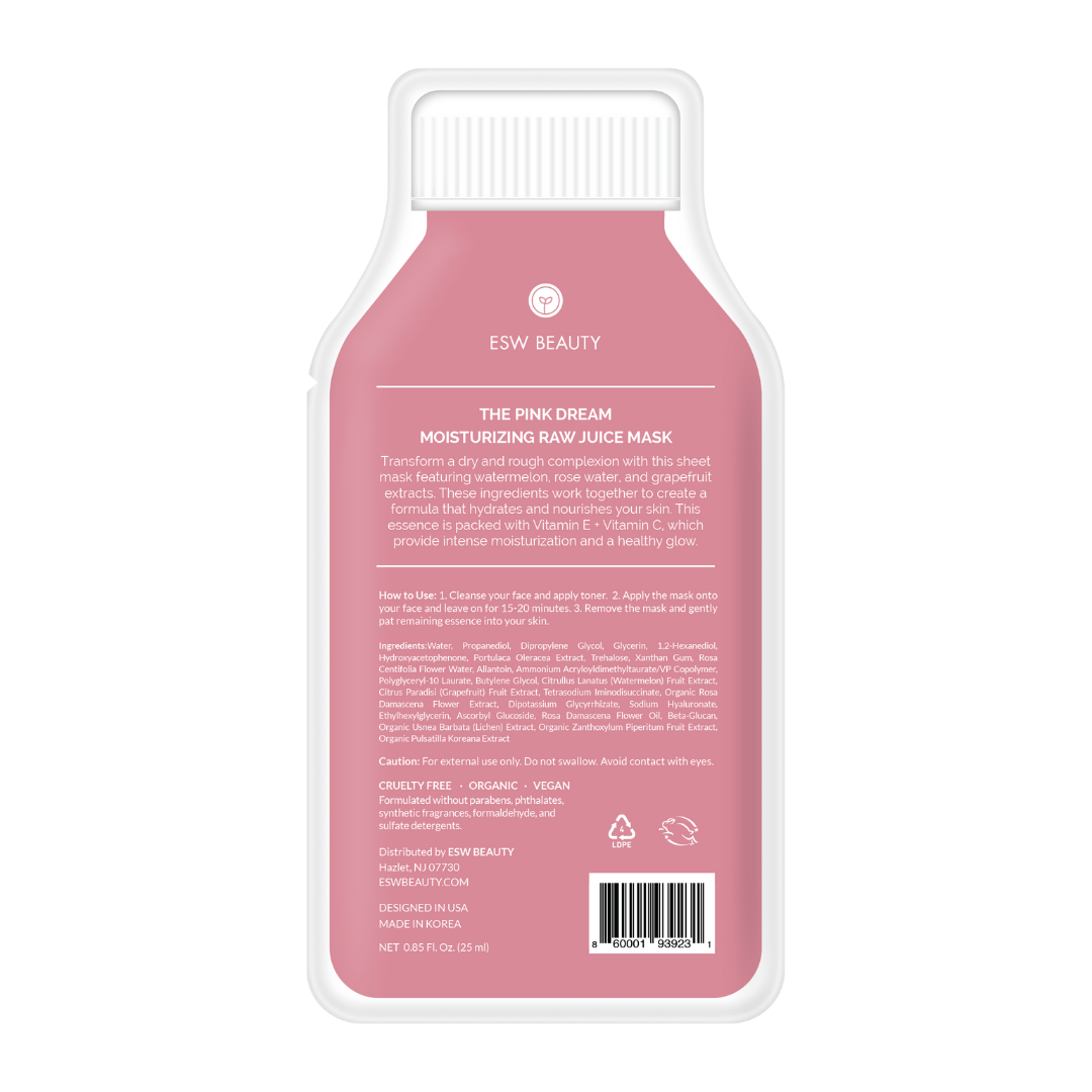 ESW BEAUTY - The Pink Dream Moisturizing Raw Juice Mask
