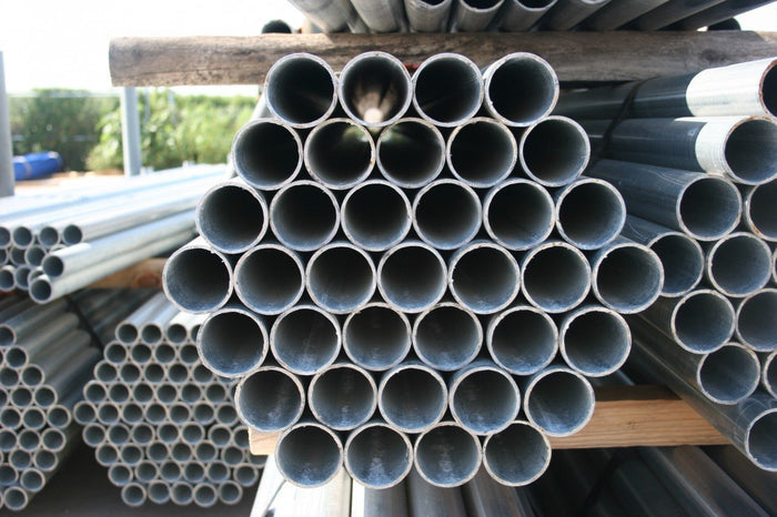 2" x .055 x 6' Residential Galvanized Pipe for Chain Link Fences