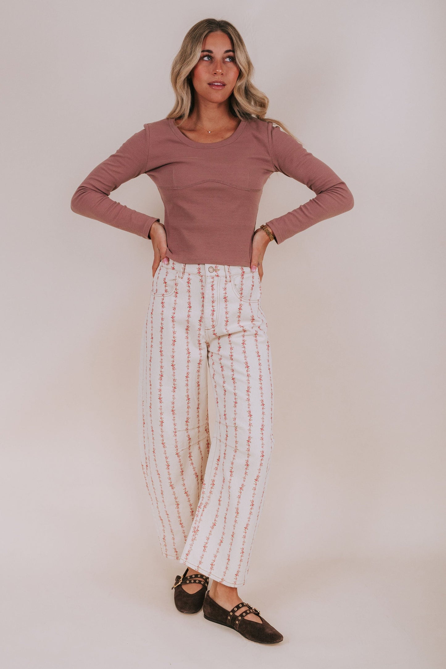 Flirty Florals Jeans