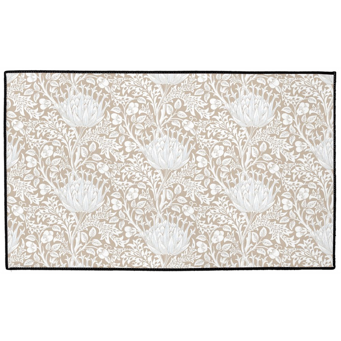 Artichoke Indoor/Outdoor Floor Mat William Morris Beige