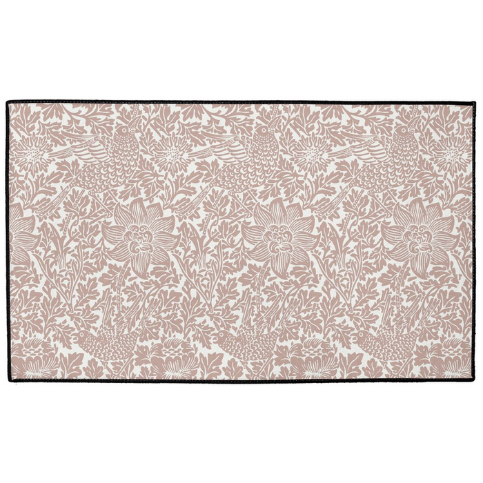 Bird & Anemone Indoor/Outdoor Floor Mat William Morris Terracotta