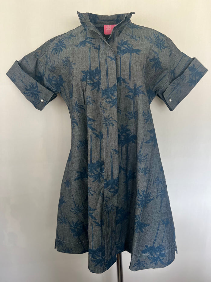 Button Down Short Dress Sample