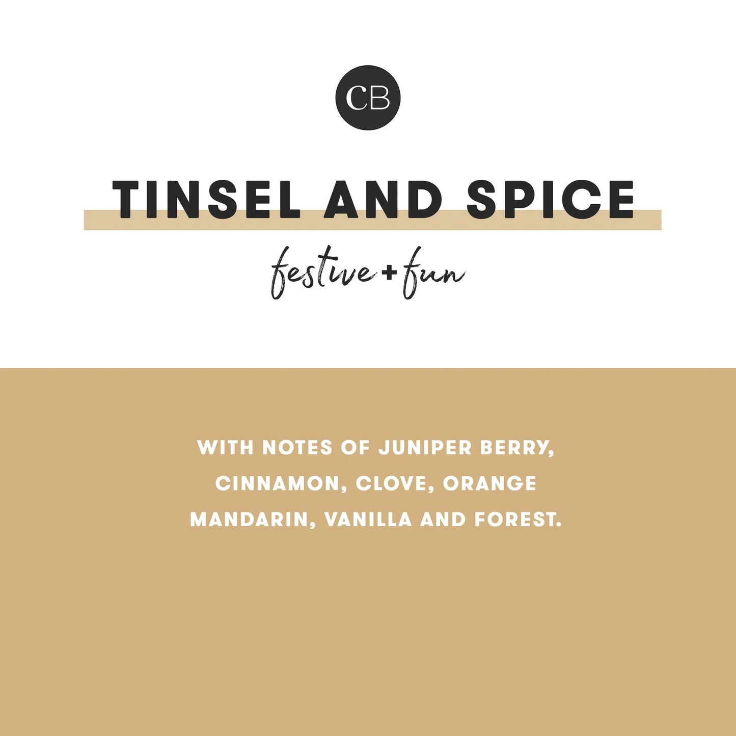 CAPRI BLUE - Tinsel & Spice Glimmer Reed Diffuser, 8 fl oz