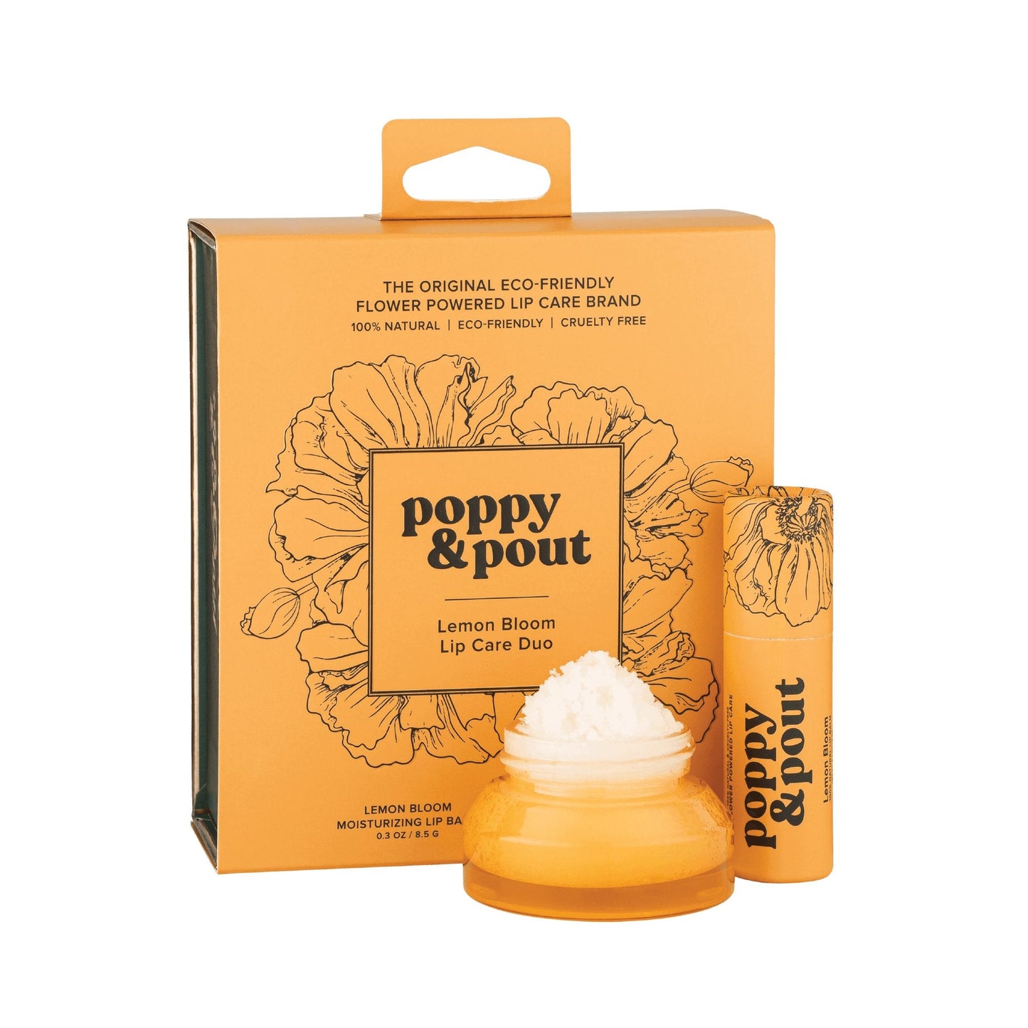 POPPY & POUT - Lip Care Duo - Lemon Bloom