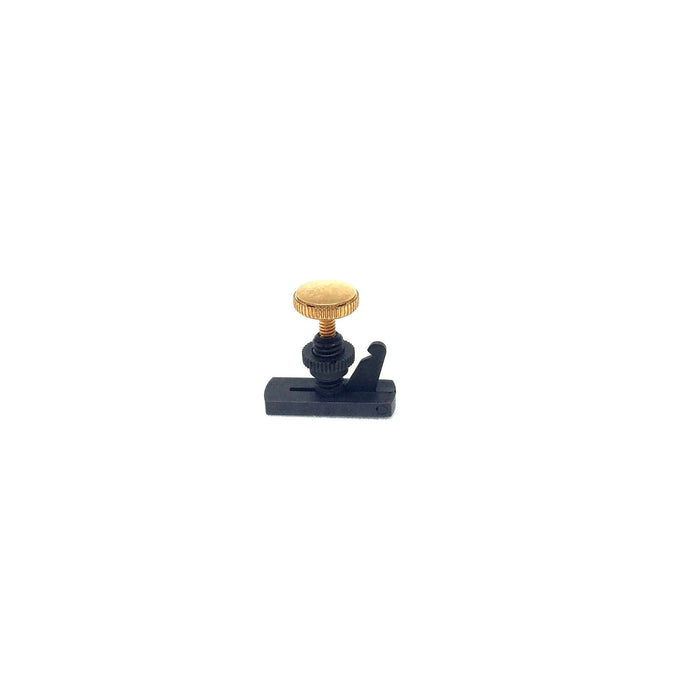 Gotz Fine tuner for violin, black with gold screw