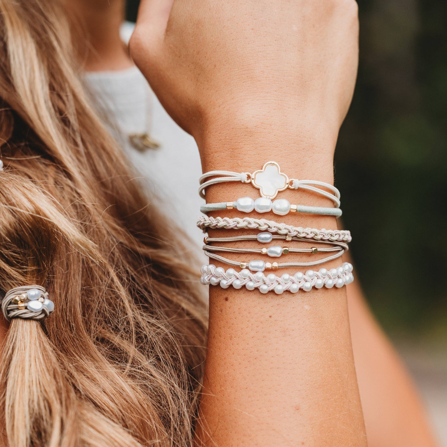 K'LANI - Glimmer Hair Tie Bracelets