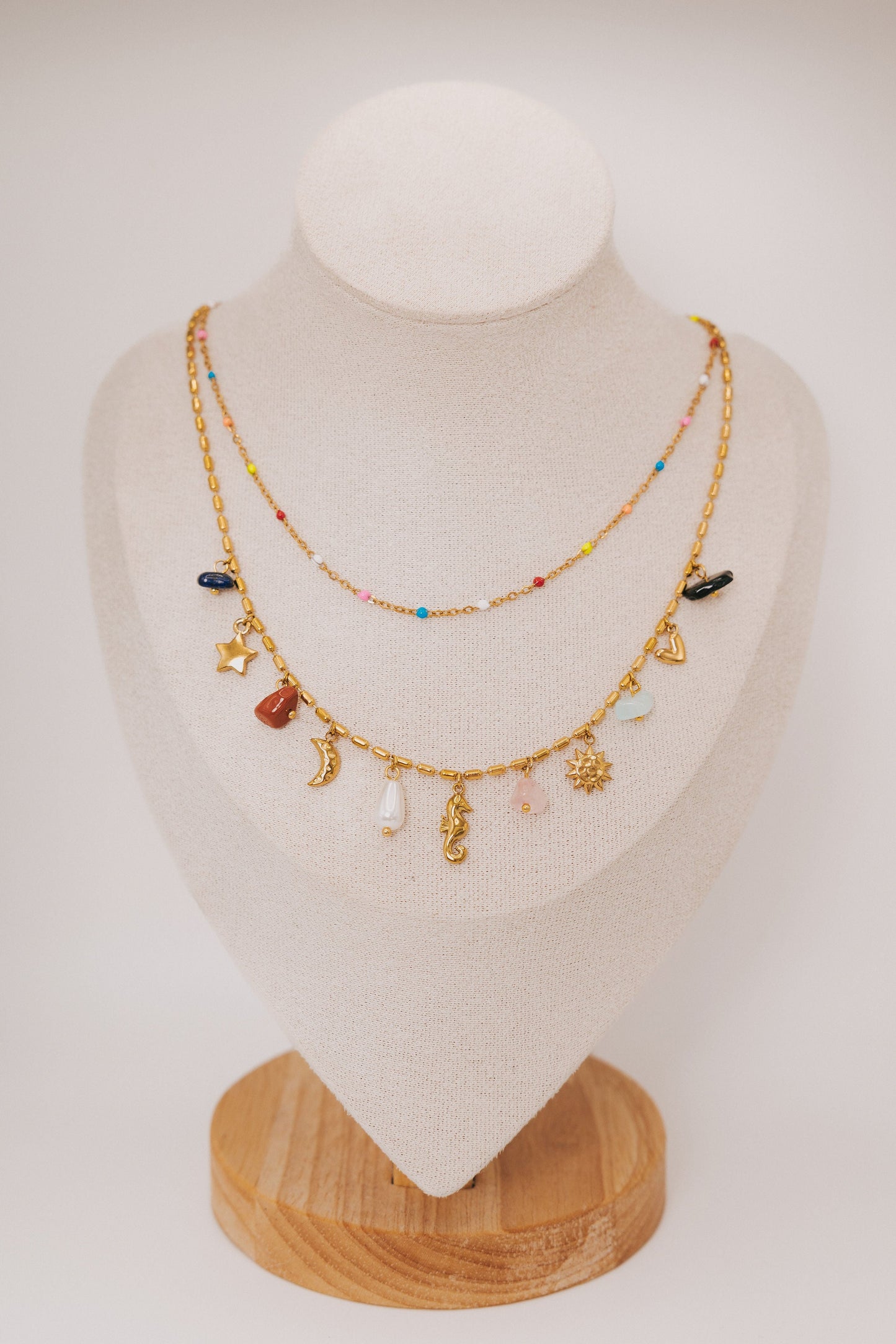 Oceanic Feeling Necklace - 18K Gold Plated