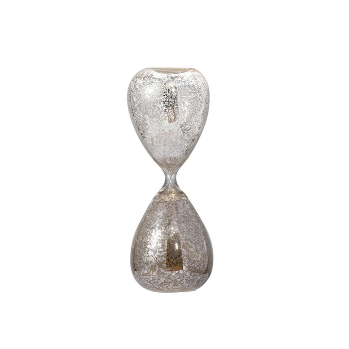 mercury glass 60-minute hourglass from A&B Home