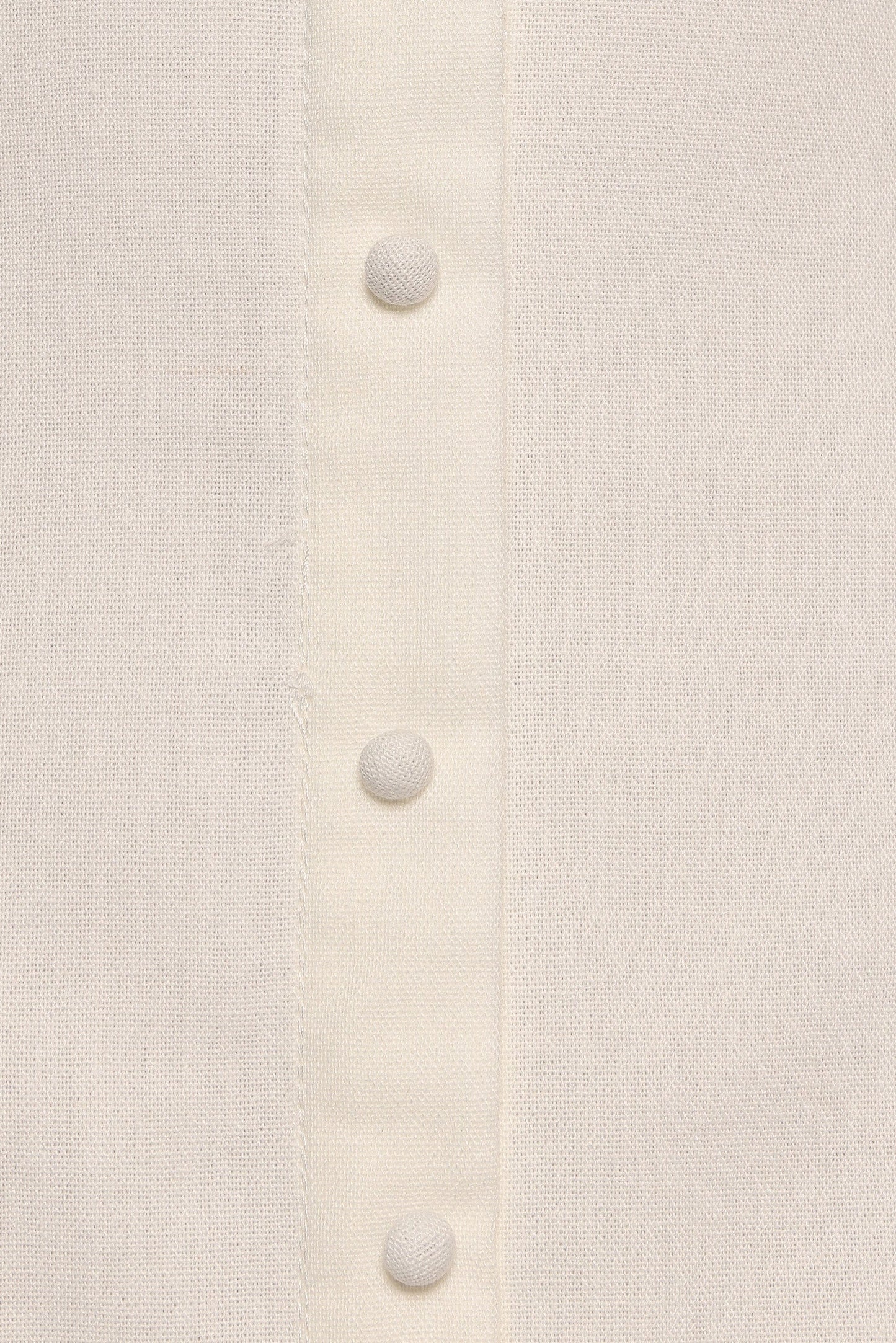 Barbara Midi Button Down Dress - White