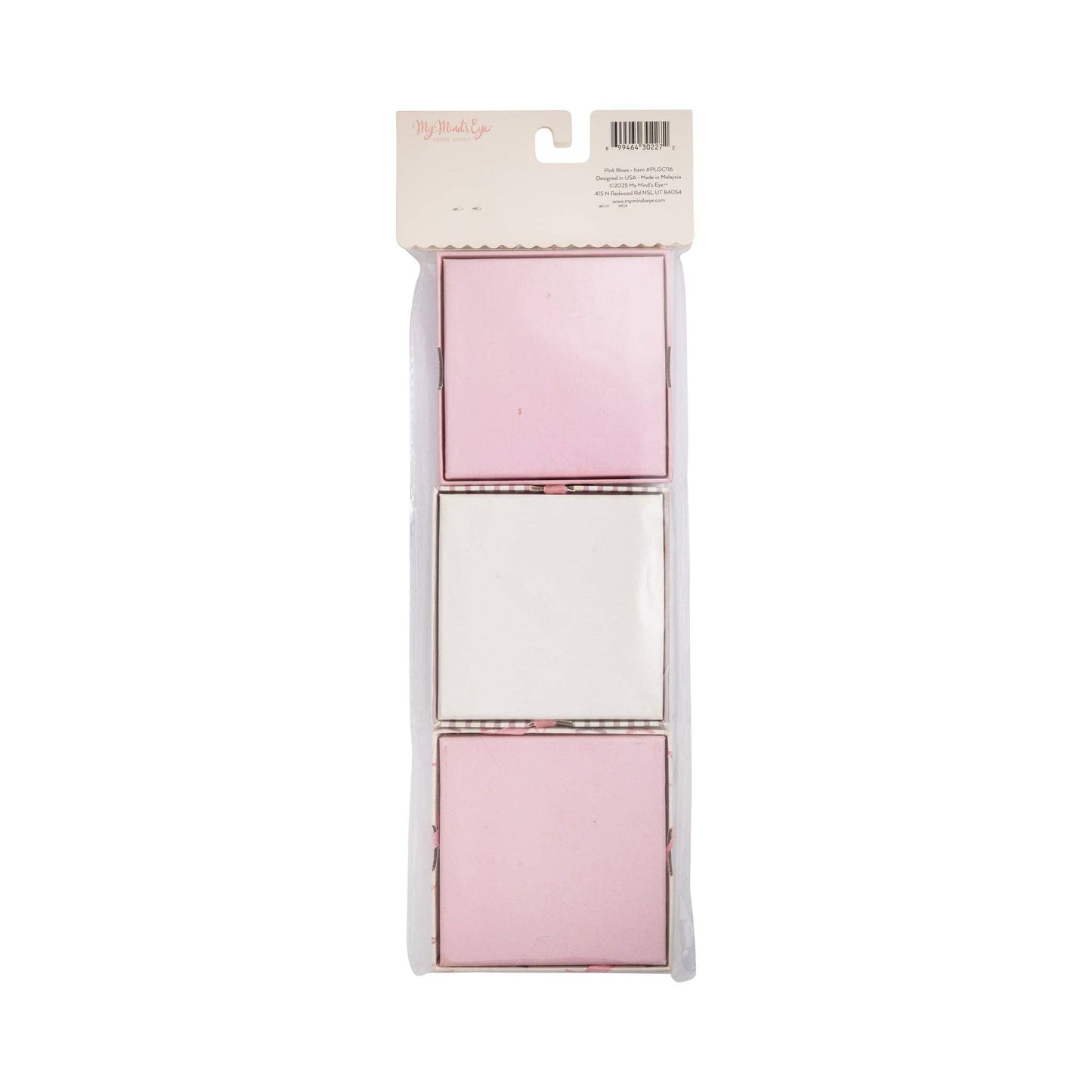 MY MIND'S EYE - Pink Bows Gift Card Boxes
