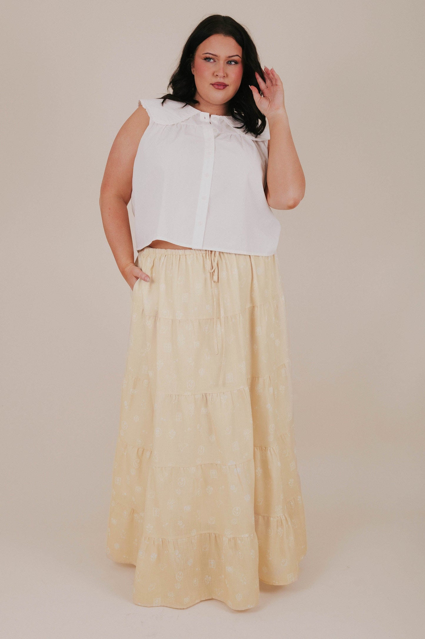 INCLUSIVE SIZING - Hop Into Spring Skirt