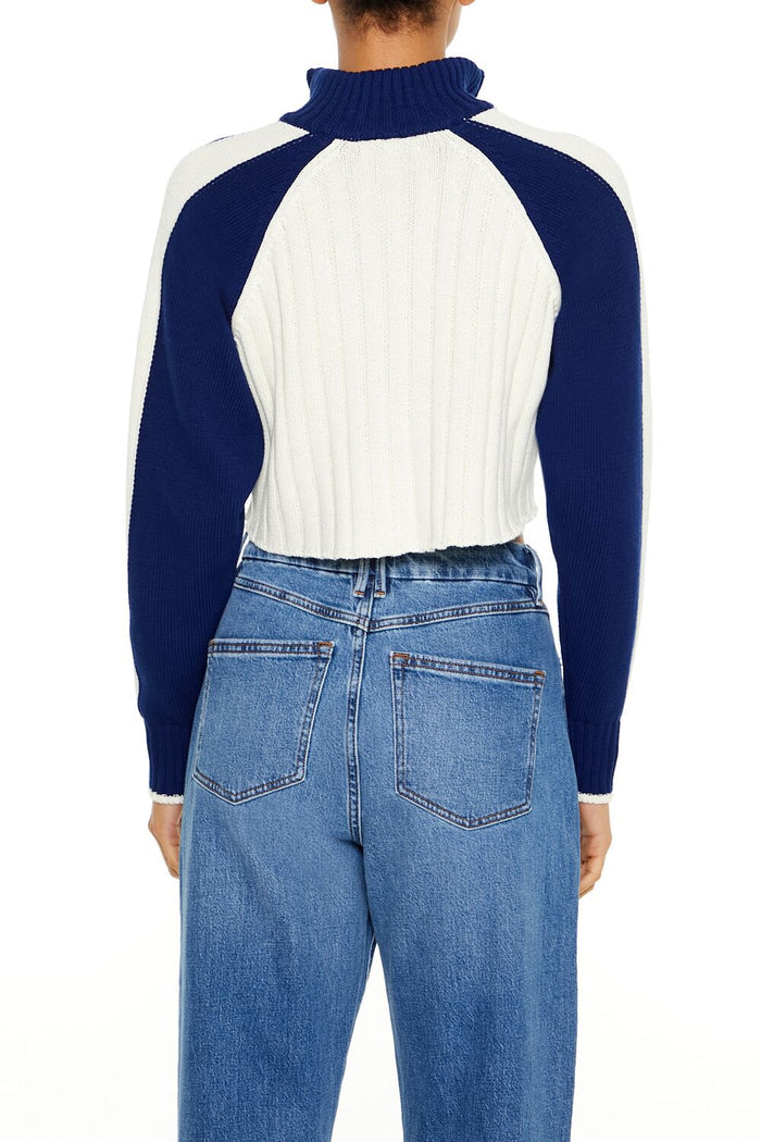 Ribbed Colorblock Sweater
