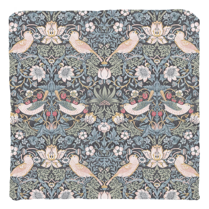 Strawberry Thief Cotton Throw Pillows William Morris Ink