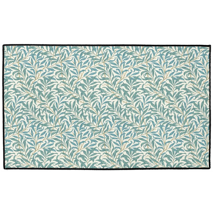 Willow Bough Indoor/Outdoor Floor Mat William Morris Green Teal