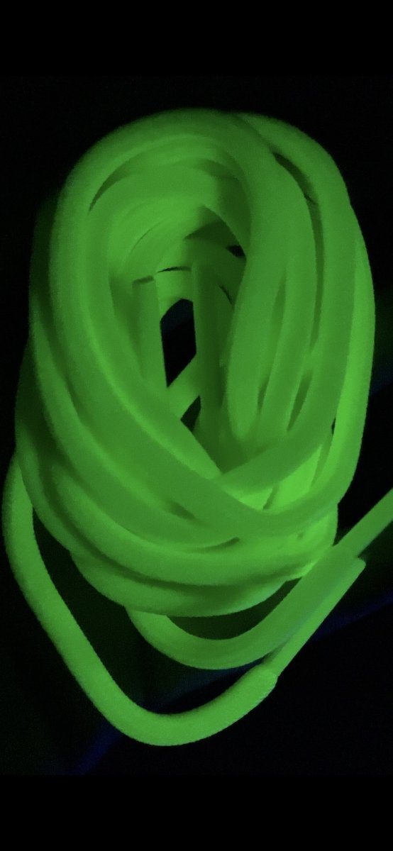 Yeezy Laces Rope Laces Glow Green In The Dark Laces Yeezreel
