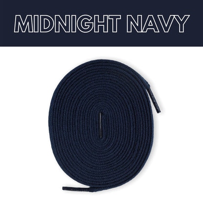 Flat Thin - Jordan 1 Laces Basics Flat Thin - Midnight Navy For AJ1 Midnight Navy CO.JP