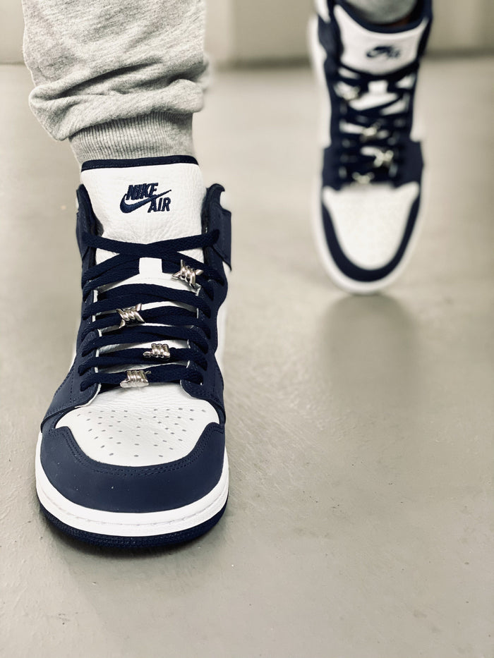 Flat Thin - BASICS Flat Thin Laces - Midnight Navy For AJ1 Midnight Navy CO.JP