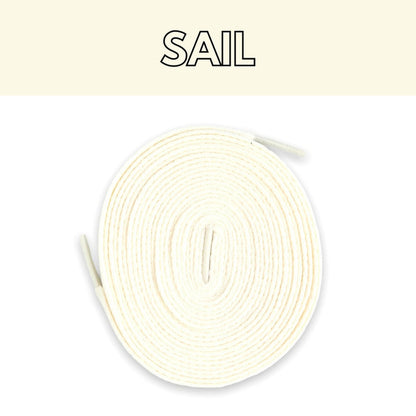 Jordan 1 Laces Basics Flat Thin - Sail Laces