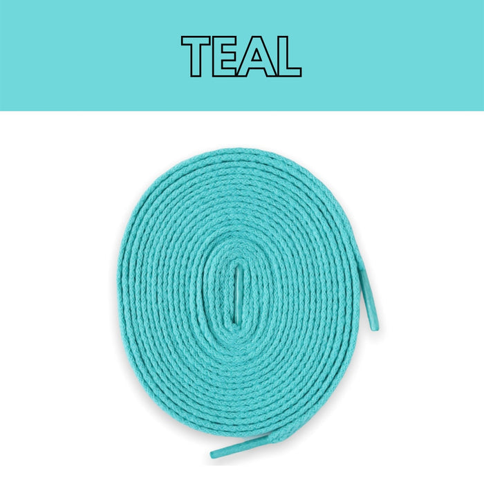 Flat Thin - Jordan 1 Laces Basics Flat Thin - Teal