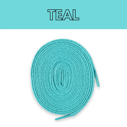 Flat Thin - Jordan 1 Laces Basics Flat Thin - Teal