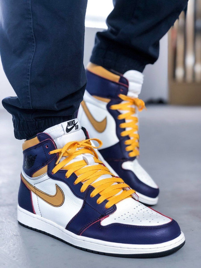 Flat Thin - Basics Flat Thin Laces - Union Yellow / University Gold