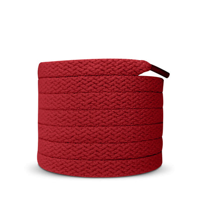 Jordan 1 Laces Basics Flat Thin - Varsity Red Laces