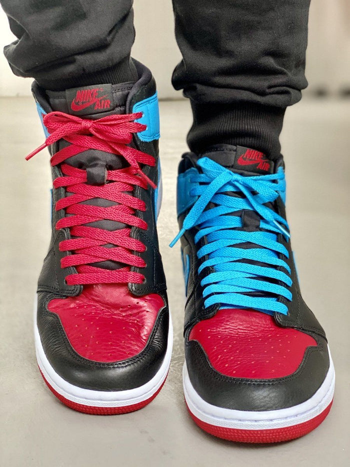 Flat Thin - Basics Flat Thin Laces - Varsity Red