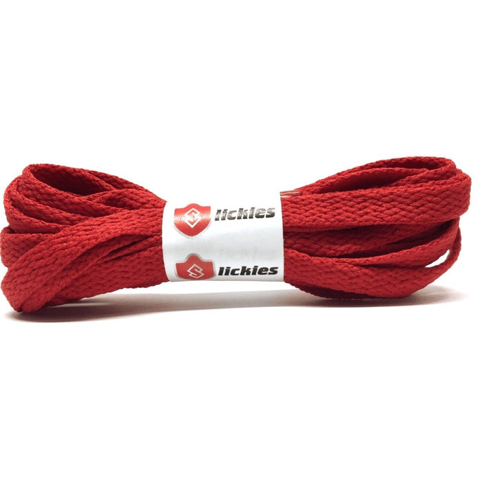 Flat Thin - Basics Flat Thin Laces - Varsity Red