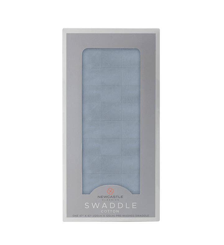 BABY - Blue Fog Cotton Swaddle