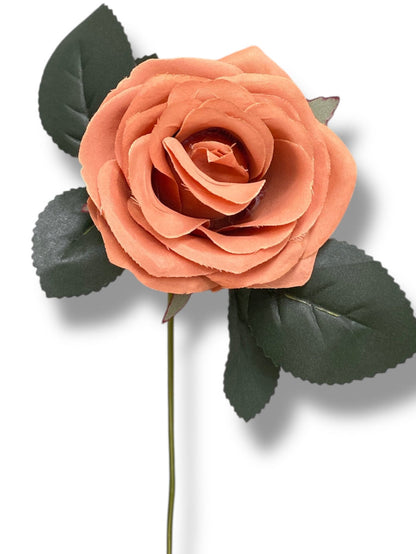 17.5'' Deluxe Rose Bush ( B1024N-#27 Soft Brown ) AN10004