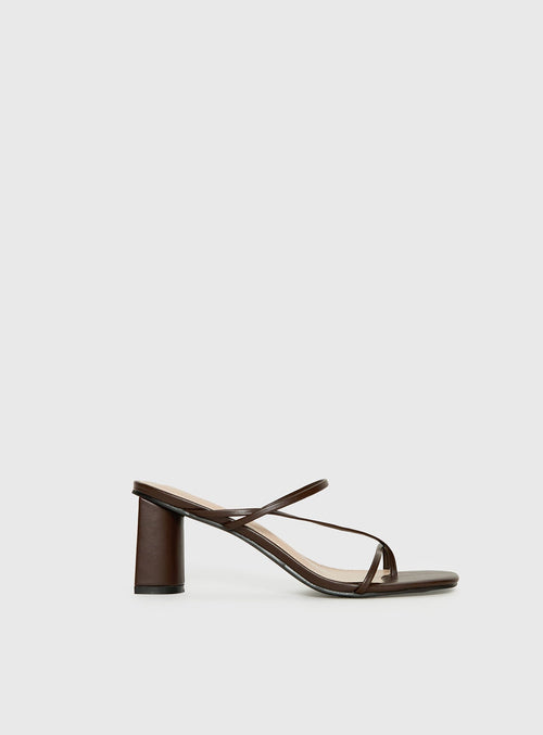 The Becka Heels Chocolate