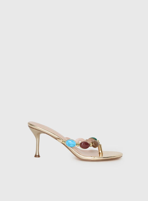 Nina Bead Heels Multi