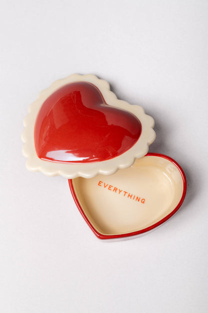 BANDO - Ceramic Trinket Box, Heart