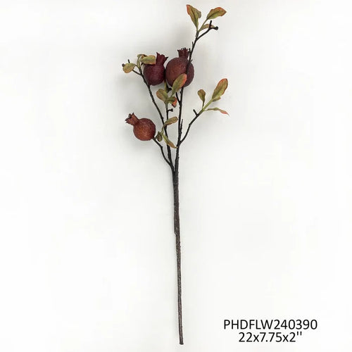 #2 Burnished Pomegranate Branch Garnet