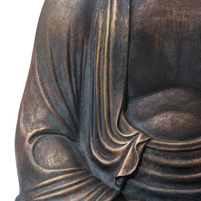 22.75"H MGO Meditating Buddha Statue