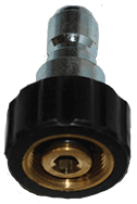 22mm SCREW COUPLER X 3/8 QC PLUG ADAPTER (6322)