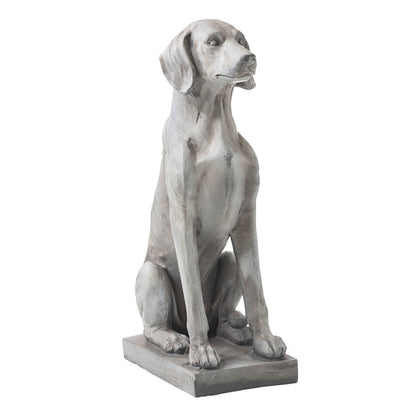28.25"H MGO Sitting Labrador Retriever Dog Statue