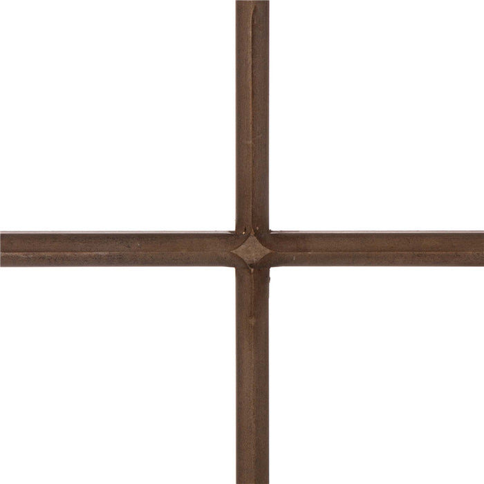 28"H Wooden Window Frame with 24"D Artificial Winter Jasmine Wreath