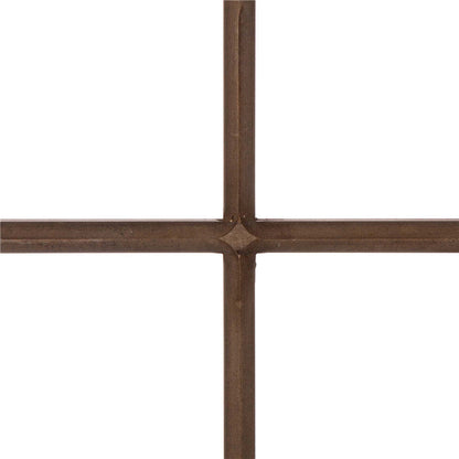 28"H Wooden Window Frame with 24"D Artificial Winter Jasmine Wreath