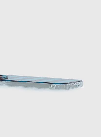 Easten Iphone Case Blue Stripe