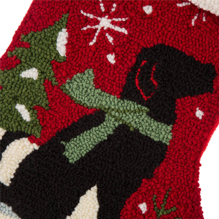 2PK Cat & Dog Design Hooked Stocking