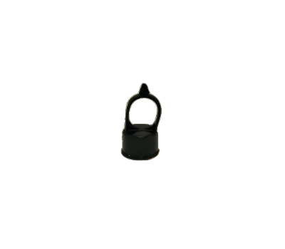 3" x 1-5/8" Black Steel Line Top