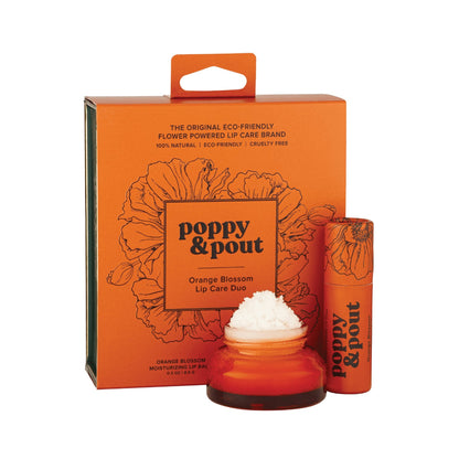 POPPY & POUT - Lip Care Duo - Orange Blossom