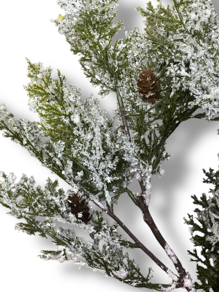 36'' Cedar Snow Branch ( 134845-WH/GN )