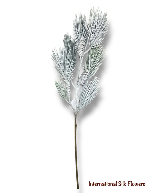 38.5'' Snow Pine Spray ( 195273-WH/GR )