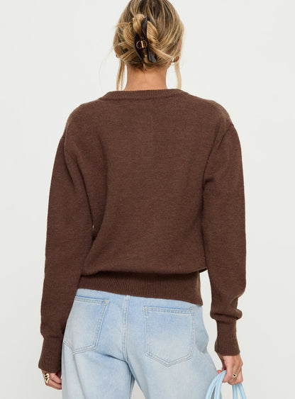 Melancholia Cardigan Chocolate