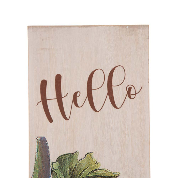 42"H "Hello FALL" Wooden Porch Sign Decor