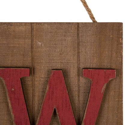 42"H Welcome Patriotic Wood Stars Porch Board Sign